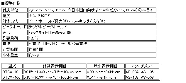 日本ATTONIC亚通力DTCX-100扭矩检测器