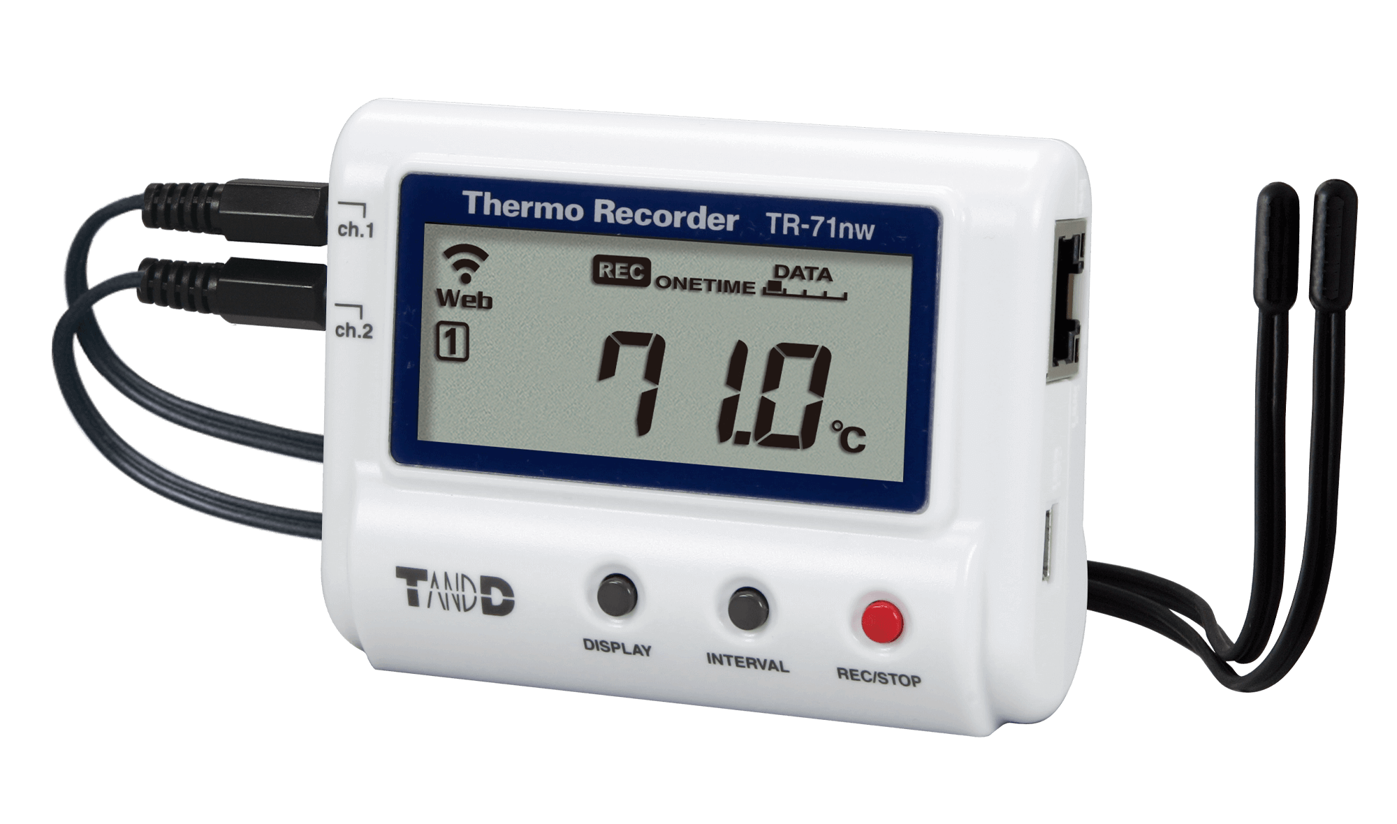 日本进口tandd温度记录仪TR-71nw  -60 至 155℃