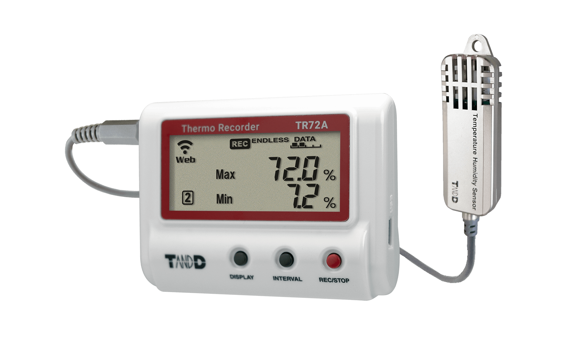 日本进口TADDD TR72A-S测量的温度计