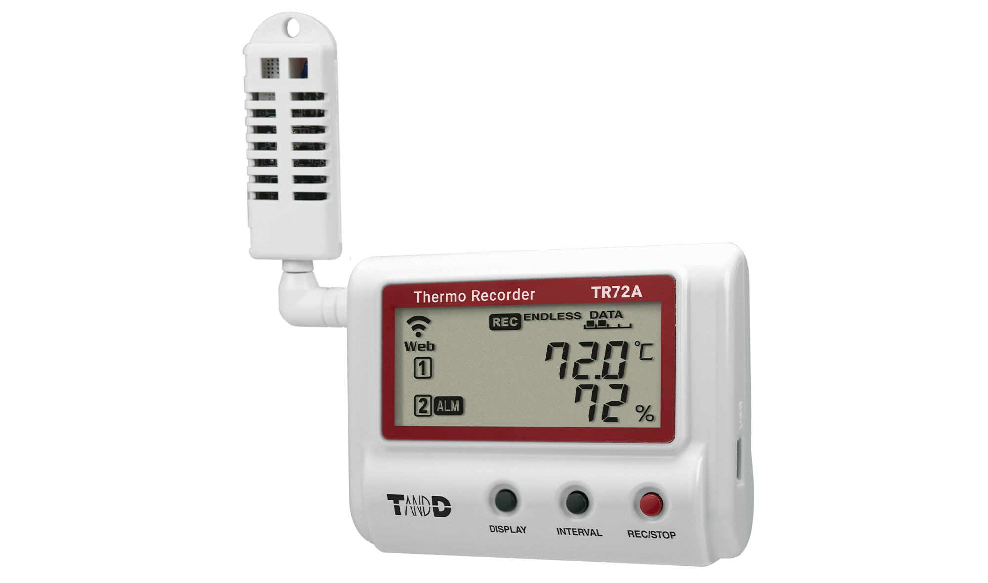 日本进口TANND温湿度记录仪TR72A支持蓝牙 