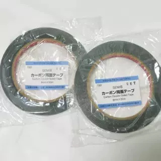日本NEM日新导电胶带 双面碳导电胶带 SEM扫描电镜胶带5mm8mm12mm
