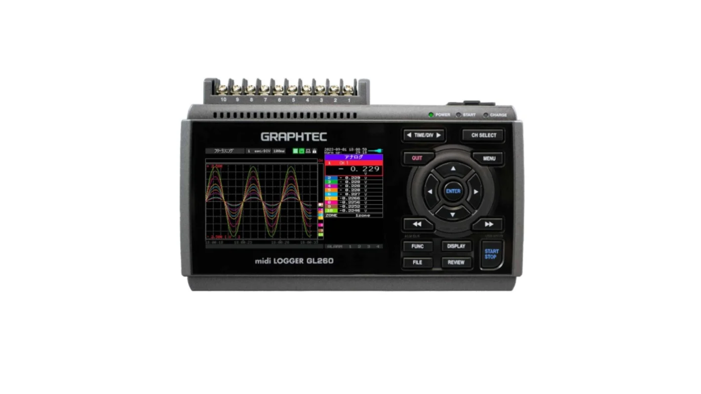 工程师的桌面神仙外设！Graphtec GL260 数据记录仪测评